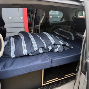 ER Low Top Campervan – 2 Berth AU Interior Double Bed Side Access