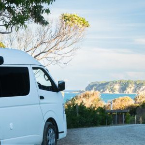 AW HP Campervan – 3 Berth AU Exterior Coastal Overlook View AW HP Campervan – 3 Berth AU Exterior Coastal Overlook View