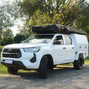 GC Toyota Hilux 4WD – 2-5 Berth AU exterior front three-quarter view