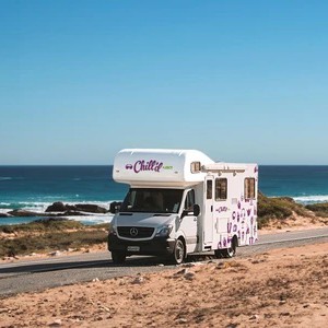 Jucy Chilld Big Kahuna 6 Berth AU Beach Road Front View