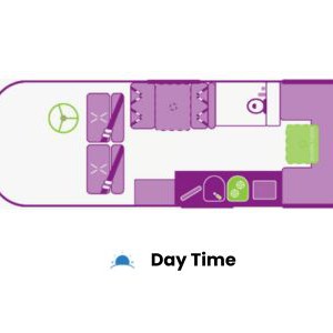 Jucy Chilld Big Kahuna 6 Berth AU Floorplan Day