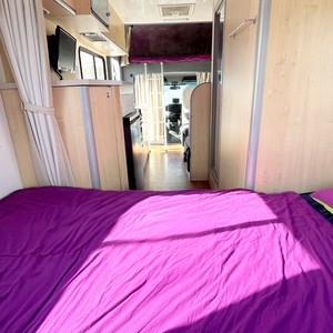 Jucy Chilld Big Kahuna 6 Berth AU Interior Rear Queen Bed