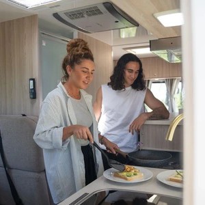 Jucy Chilld Big Kahuna 6 Berth AU Kitchen In Use