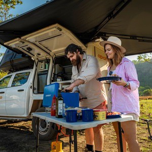 Apollo Overland Camper 4WD – 4 Berth AU Exterior Cooking Outside Table