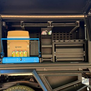 WA Toyota Hilux 4WD Single Rooftop Tent 2 Berth AU Kitchen Slide Out Cooker And Fridge