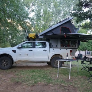 WA Toyota Hilux Sleep Inside 4WD 2 Berth AU Exterior Campsite Roof Awning And Side Compartment
